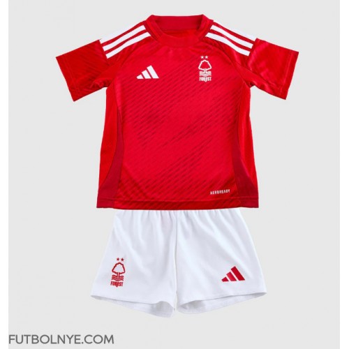 Camiseta Nottingham Forest Primera Equipación para niños 2024-25 manga corta (+ pantalones cortos)